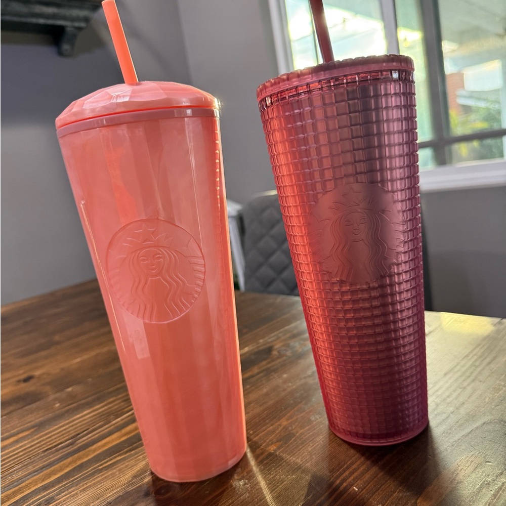 Starbucks Pink Tumblers- Selling Together!